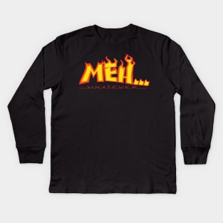 Thrash Meh... Kids Long Sleeve T-Shirt